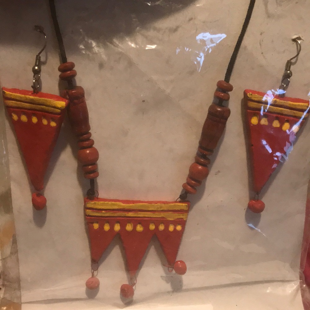 Hand made jewelry set